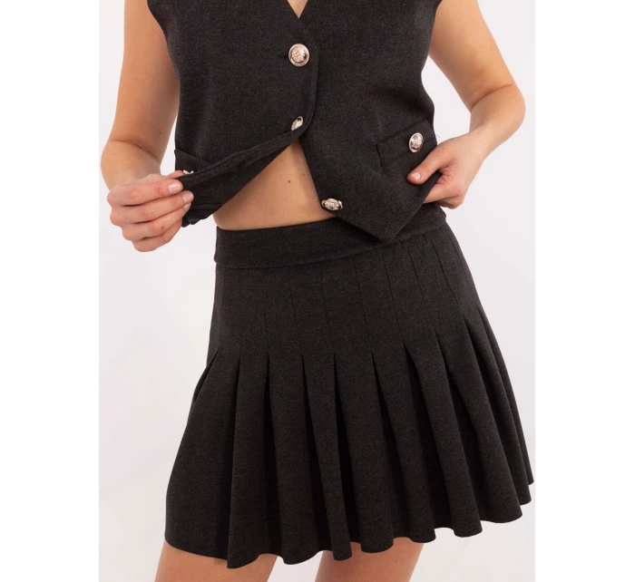 Sukňa DHJ SD A8791.32 tmavosivá