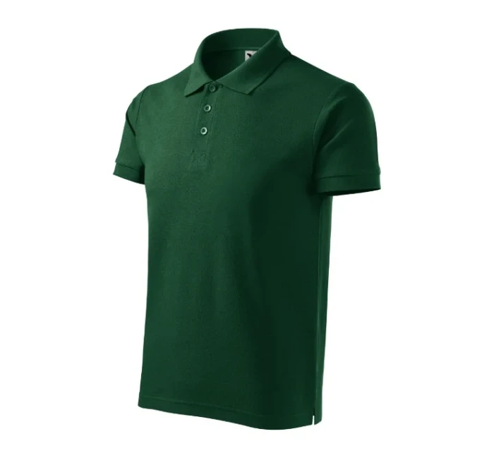 Bavlnená polokošeľa Heavy tmavo zelená