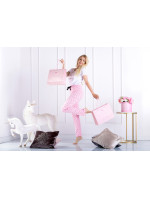 Dámske pyžamo Flawless White with Pink - Momenti Per Me