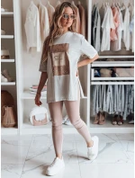 Dámské šedé tričko Dstreet model 21976590 - FashionStreet