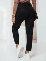 Dámské kalhoty v jedné velikosti s páskem černé Dstreet model 21981958 - FashionStreet