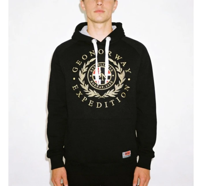 Geografické Nórsko Giger DB 100 M WZ3045H/GN-čierna mikina