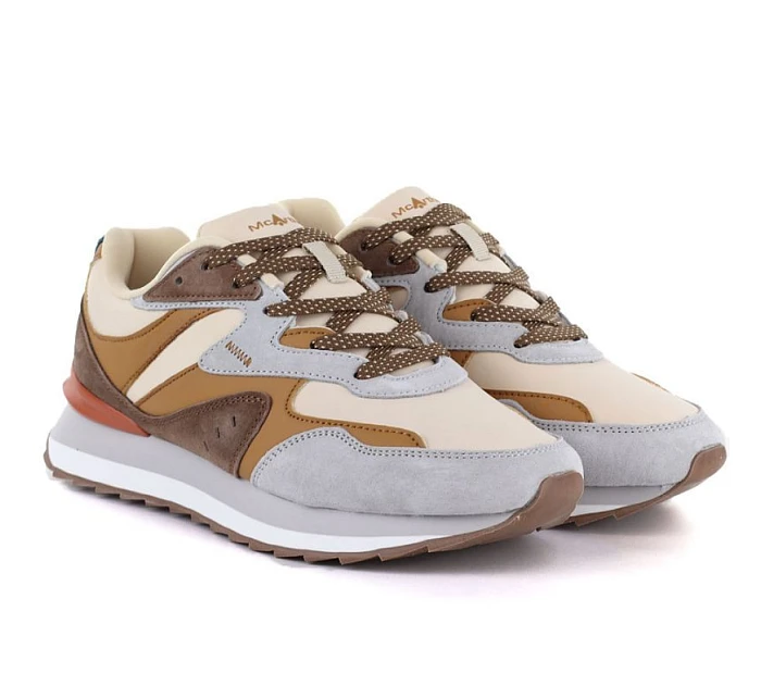 Dámske hnedé kožené čižmy McArthur MA253W