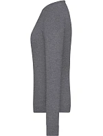 JN Dámský svetr s kulatým výstřihem 02. grey heather model 22538467 - Daiber JN Dámský svetr s kulatým výstřihem 02. grey heather model 22538467 - Daiber