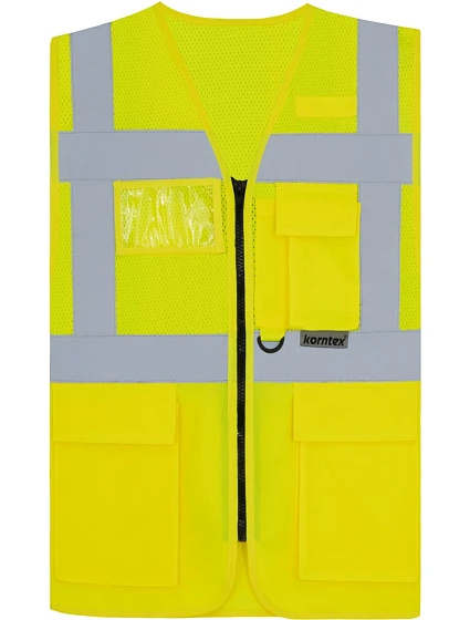 Korntex KXEXQ – Multifunkčná vesta Athens Hi-Vis 76.XEXQ, žltá s vysokou viditeľnosťou Korntex KXEXQ – Multifunkčná vesta Athens Hi-Vis 76.XEXQ, žltá s vysokou viditeľnosťou