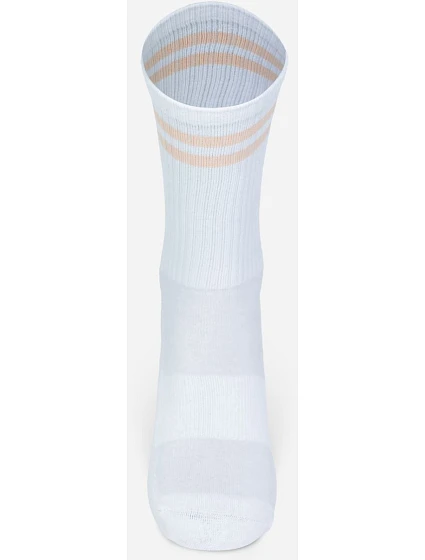 Mr. Socks L 05004 Tenisové ponožky „Basic“ 88.5004 biele/broskyňové