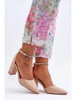 Zamszové se Béžové Diamond model 21626038 - Boto Zamszové se Béžové Diamond model 21626038 - Boto