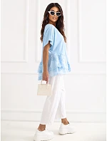 Bluzka IT BZ model 22084255 jasny niebieski - FPrice Bluzka IT BZ model 22084255 jasny niebieski - FPrice