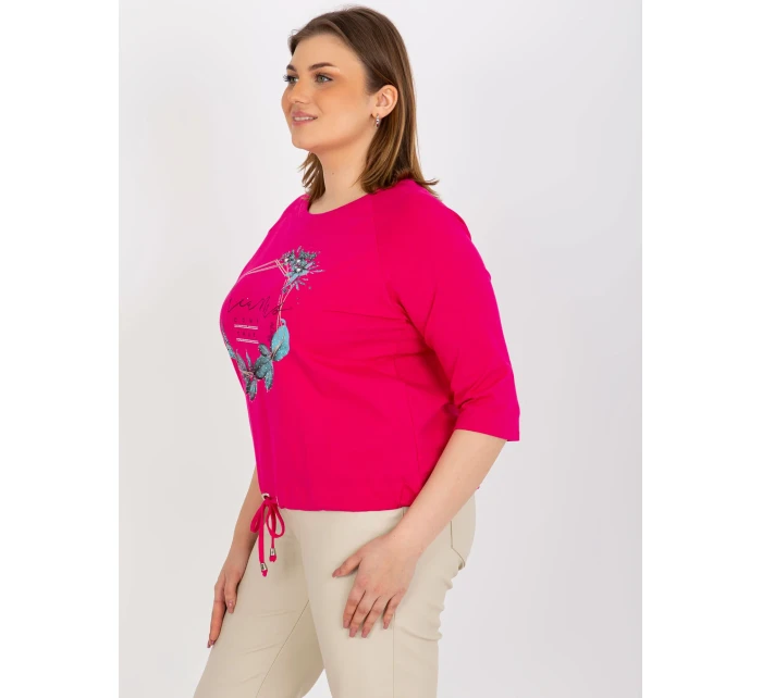 Dámska blúzka RV BZ 8458.01P fuchsiová - FPrice