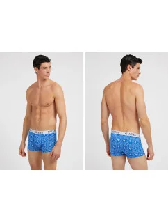 Pánske boxerky U3GG25K6YW0 P7FK biela-oranžová-modrá - Guess