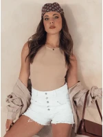 Dámské šortky white Dstreet model 21977916 - FashionStreet