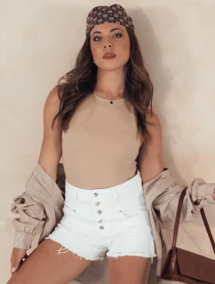 Dámské šortky white Dstreet model 21977916 - FashionStreet