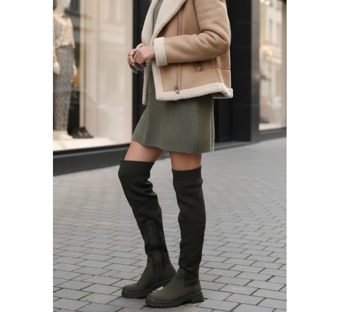 Dámské boty ELEFIVE green Dstreet ZY1303