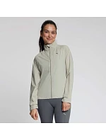 Běžecká bunda Rogelli ESSENTIAL, barva písková, velikost XL Běžecká bunda Rogelli ESSENTIAL, barva písková, velikost XL