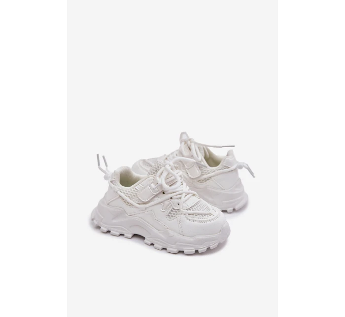 Buty Sportowe Sneakersy Dziecięce Białe Tilvianea Buty Sportowe Sneakersy Dziecięce Białe Tilvianea