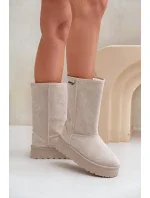 Snežnice s vysokou platformou Big Star OO274894 Light Beige Snežnice s vysokou platformou Big Star OO274894 Light Beige