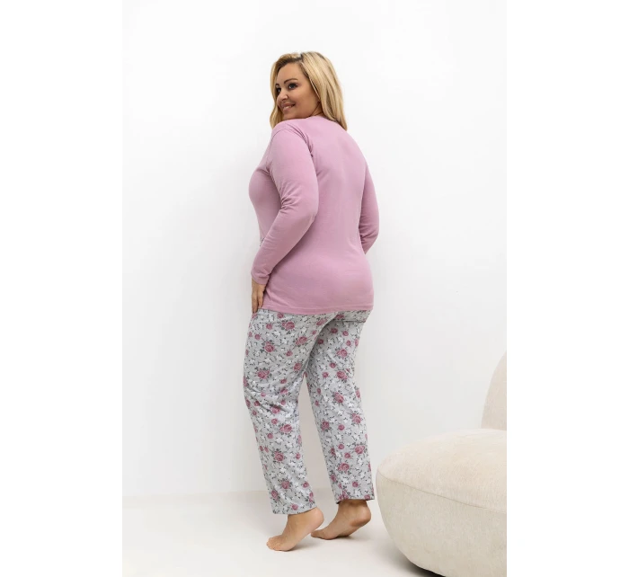 Pohodlné pyžamo pre plnoštíhly model 221188 Forever Pink