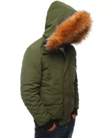 Pánská zimní bunda zelená Dstreet model 21963908 - FashionStreet