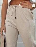 Dámské tepláky SMILL beige FashionStreet UY2112 Dámské tepláky SMILL beige FashionStreet UY2112