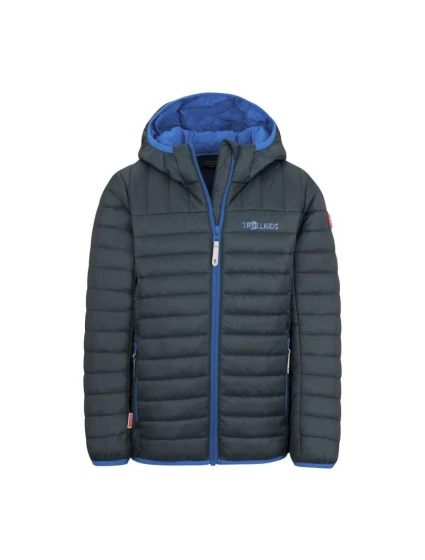 Trollkids Kids Eikefjord Jacket dark navy/cobalt blue (463-110) ultraľahká prechodná detská bunda pre chlapcov/dievčatá Trollkids Kids Eikefjord Jacket dark navy/cobalt blue (463-110) ultraľahká prechodná detská bunda pre chlapcov/dievčatá