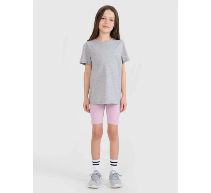 Dievčenské jednofarebné tričko 4F 4FJWSS25TTSHF2177-27M Dievčenské jednofarebné tričko 4F 4FJWSS25TTSHF2177-27M