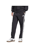 Pánske nohavice adidas Essentials Stanford s 3 prúžkami a otvoreným lemom Black JC8491