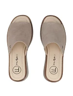 Dámske šedé kožené žabky Filippo DK7798