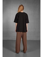 B&C #E220 Oversized Oversize tričko z těžké bavlny 01.012T mastic