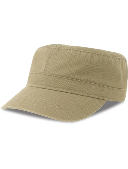 Atlantis Headwear Uniform-S Vojenská čiapka s kšiltom 33.0288 khaki Atlantis Headwear Uniform-S Vojenská čiapka s kšiltom 33.0288 khaki