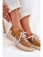 Dámské Kožené Polobotky model 21693708 Multikolor - Maciejka