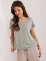 Blúzka D12100R02646A khaki