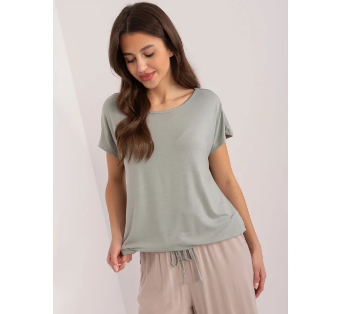 Blúzka D12100R02646A khaki