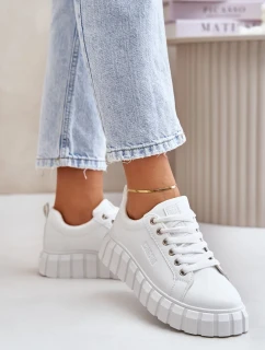 Zateplené dámske tenisky Big Star White