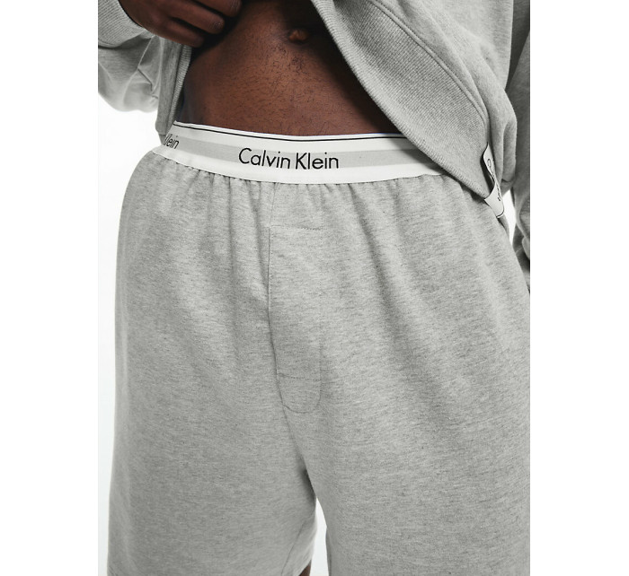 Pánske šortky Lounge Shorts Modern Cotton 000NM2303EP7A šedá - Calvin Klein