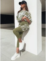 Dámský khaki set Dstreet model 21977117 - FashionStreet Dámský khaki set Dstreet model 21977117 - FashionStreet