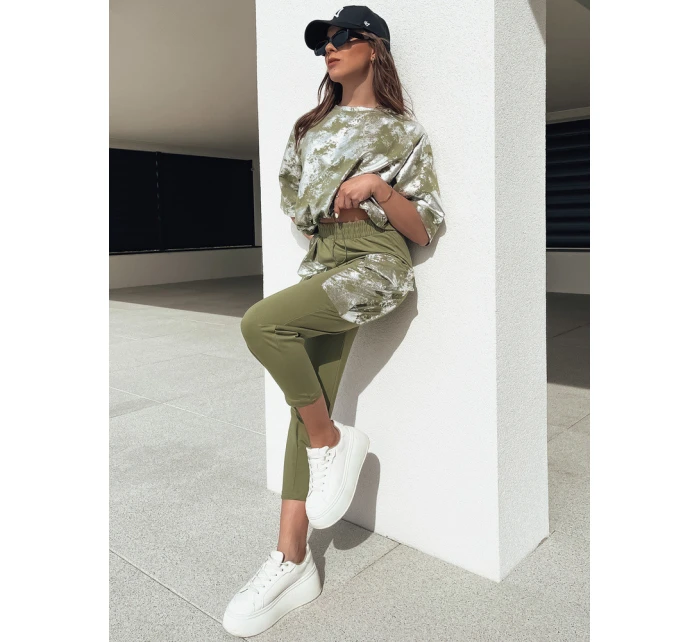 Dámský khaki set Dstreet model 21977117 - FashionStreet Dámský khaki set Dstreet model 21977117 - FashionStreet