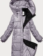 Dámska zimná bunda s kapucňou Glakate heather (LU-238001#)