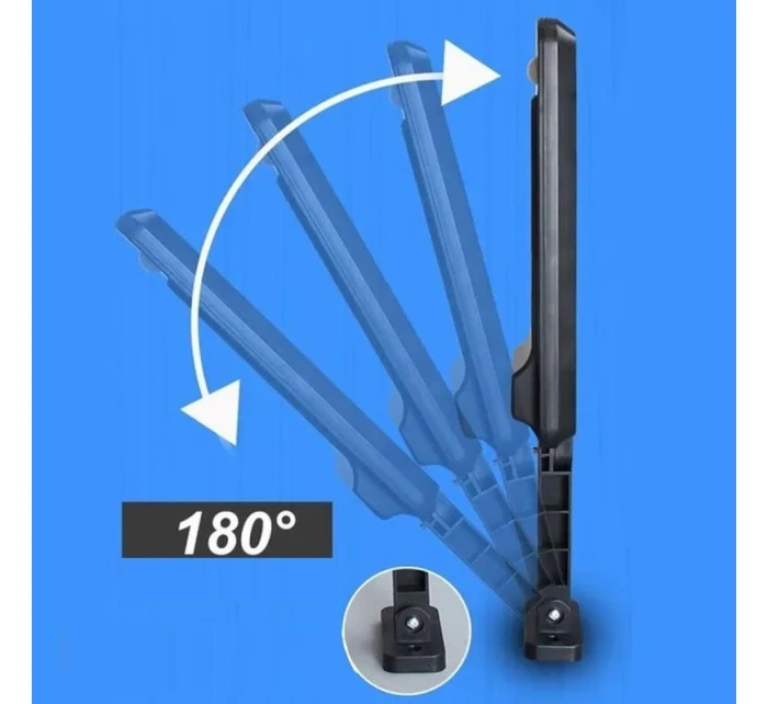 POULIČNÁ LAMPA SOLÁRNE SVIETIDLO 120LED + DIAĽKOVÉ OVLÁDANIE SENZOR POHYBU A SÚMRAKU