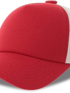5 panelová Trucker kšiltovka red model 22450421 - Atlantis Headwear