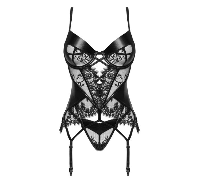 Korzet Beauty Night Leonela BN6738 farba:čierna