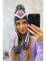 Dámska klapka na uši Eunika K322 navy blue Dámska klapka na uši Eunika K322 navy blue