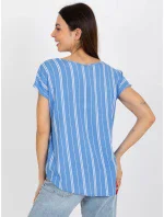 Dámska blúzka D73771R10978Q modrá - FPrice