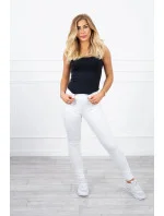 Dámské džínové kalhoty / Bílá  model 19439590 - Kesi