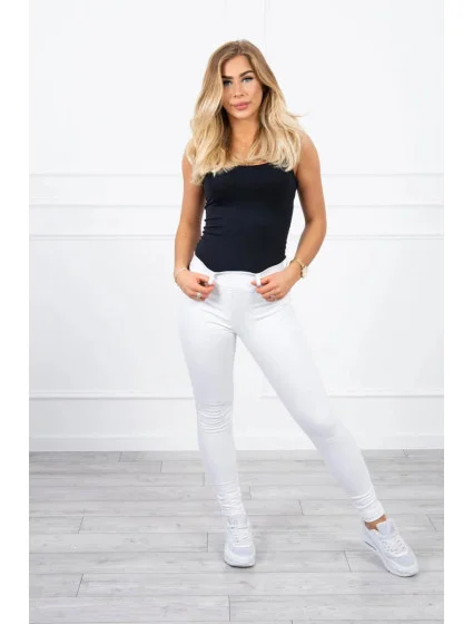 Dámské džínové kalhoty / Bílá  model 19439590 - Kesi