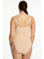 Dámske body 419 Seamless Open Beige - Julimex