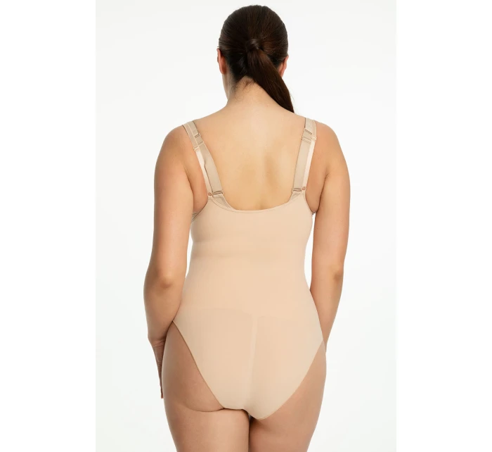 Dámske body 419 Seamless Open Beige - Julimex