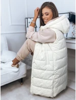 Dámska vesta BRONS ecru FashionStreet TY3088