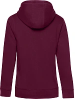 B&C QUEEN Zipped Dámská mikina s kapucí dark cherry model 22536275 B&C QUEEN Zipped Dámská mikina s kapucí dark cherry model 22536275