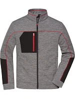 JN Pánská pletená fleecová bunda 02. carbon model 22532573 - Daiber
