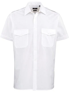 PR 212 košile s krátkým rukávem white model 22476256 - Premier